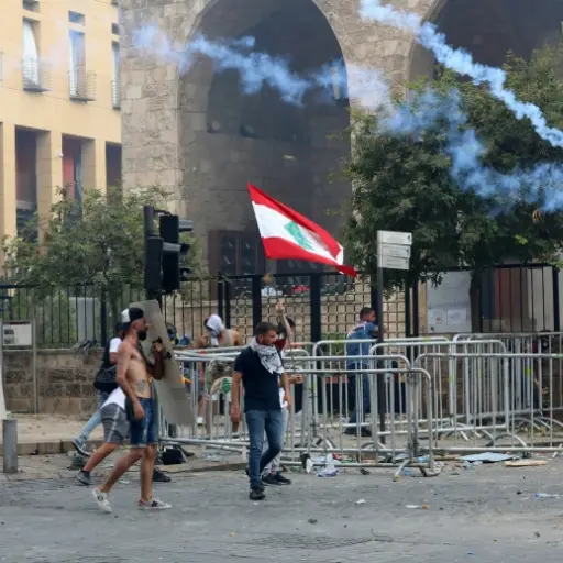 manifestación Beirut ,