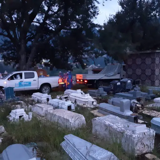 Entierros en Totonicapán. Foto: Cortesía. 
