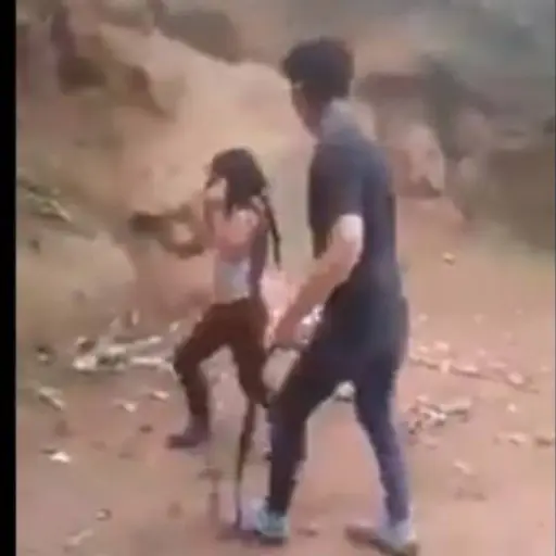 Agresión a menor en San Juan Sacatepéquez. Foto. Captura de video