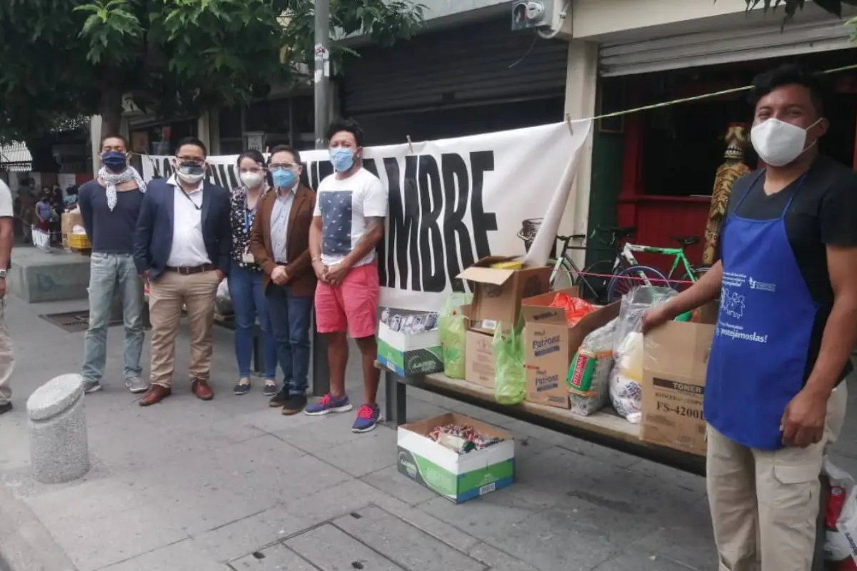 FECI dona víveres a La Olla Comunitaria. Foto: MP