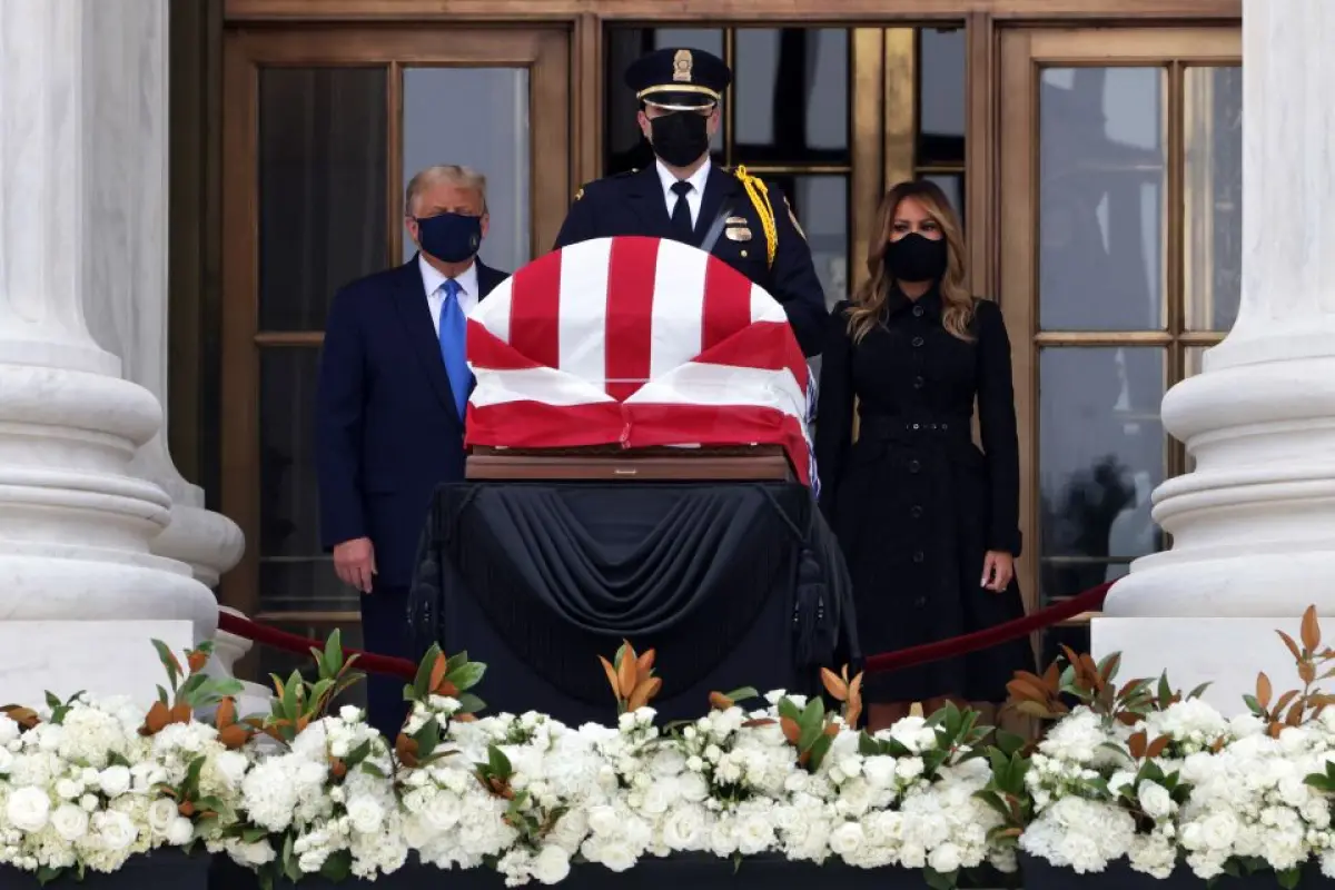 Justice Ruth Bader Ginsburg Lies In Repose At Supreme Court, 