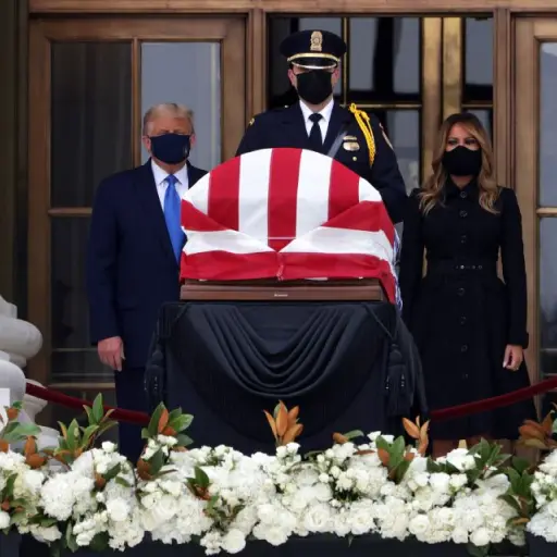 Justice Ruth Bader Ginsburg Lies In Repose At Supreme Court ,