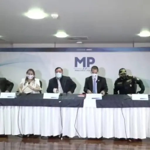 Conferencia del MP por disminución de secuestros y desaparición de personas.