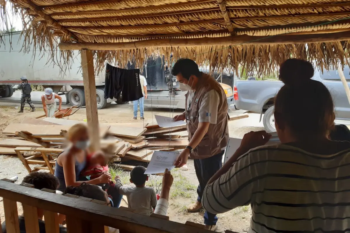 hondureños refugio guatemala, 