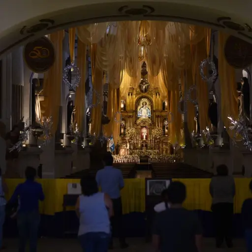 Inicia el Mes del Rosario. Foto: Edwin Bercián