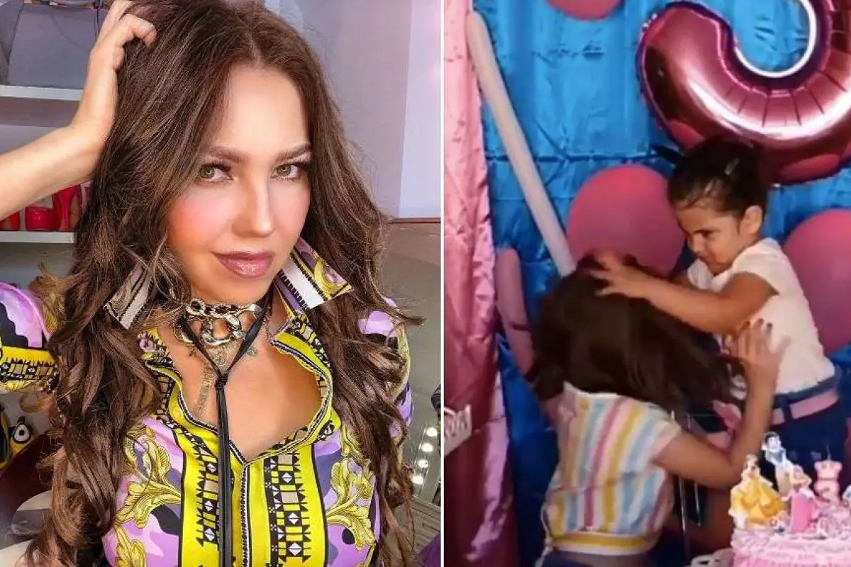 Thalía Itatí Cantoral niñas del pastel