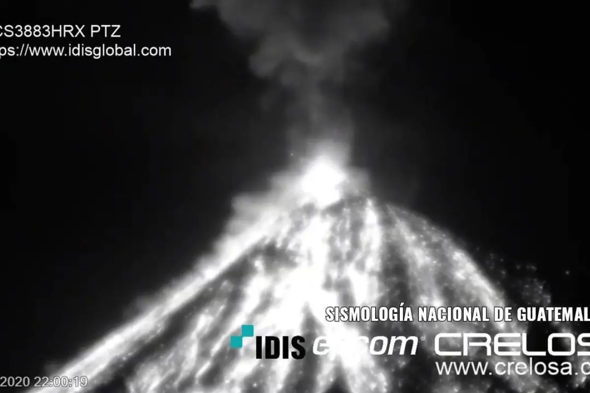 actividad-volcan-fuego-emisoras-unidas, 