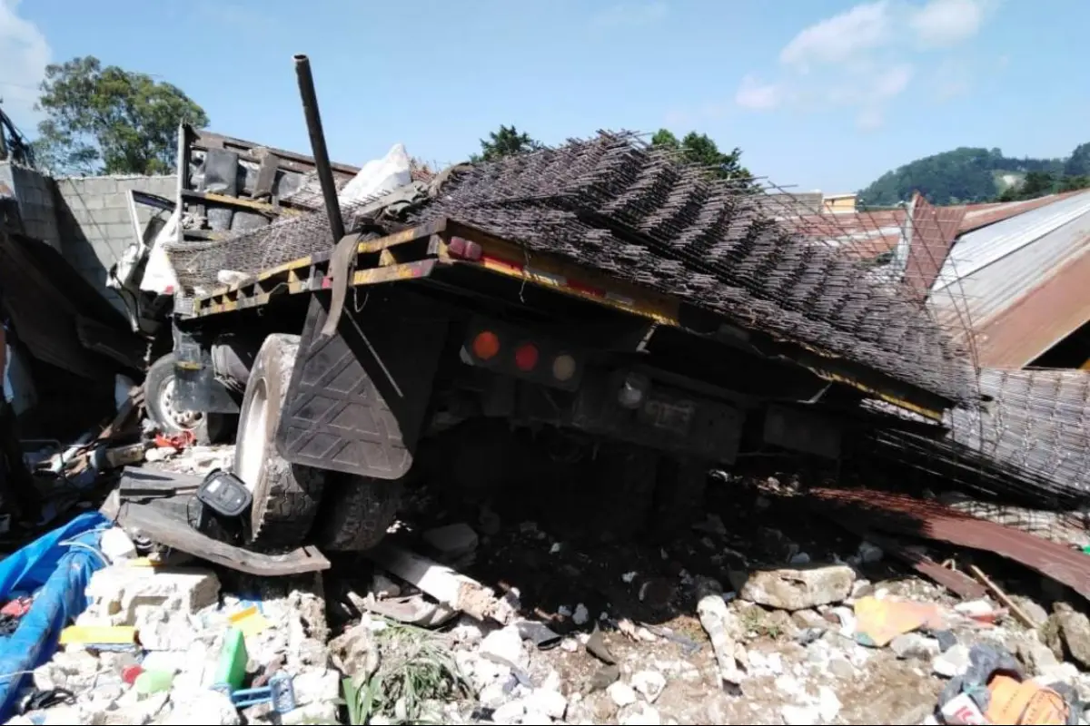 accidente en Santa Catarina Pinula