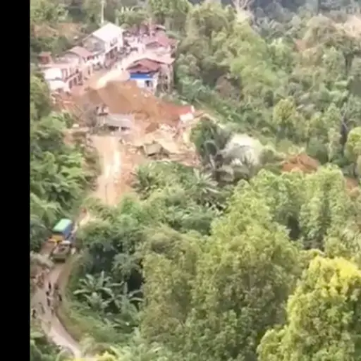 Imágenes de un deslizamiento ,