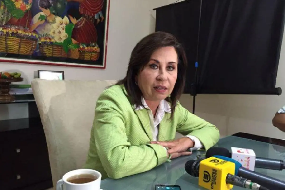 Sandra Torres, excandidata presidencial.