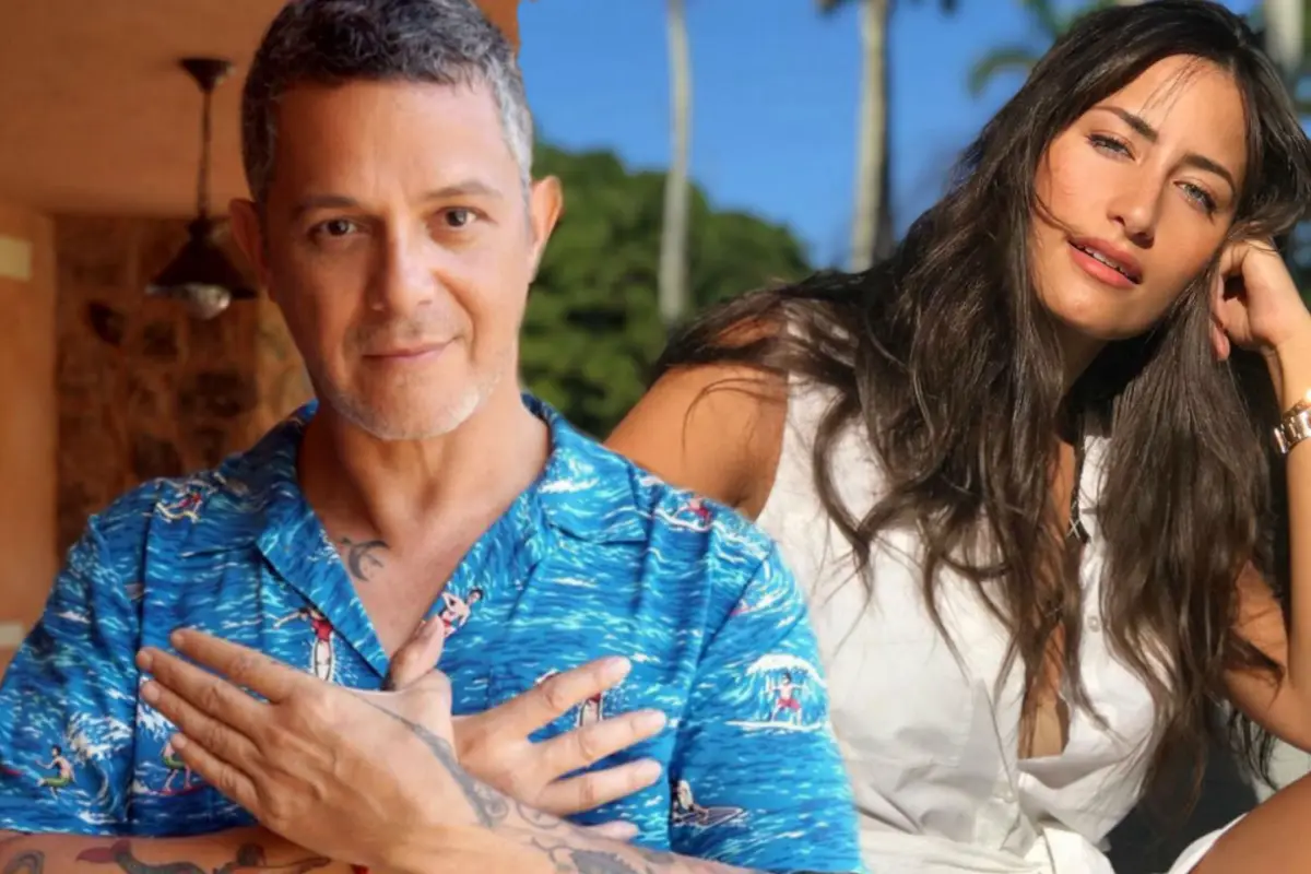 Alejandro Sanz y novia, 