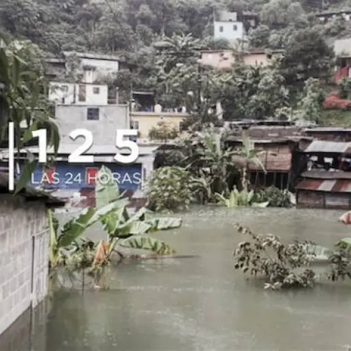 Evacuaciones en Cobán por paso de Huracán ETA. Foto: Cruz Roja Guatemalteca