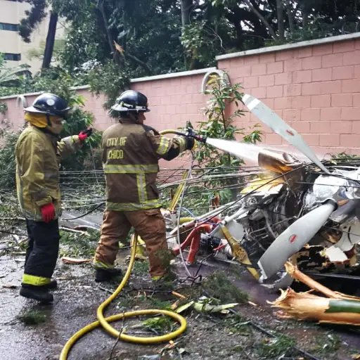 avioneta accidente zona 9 ,