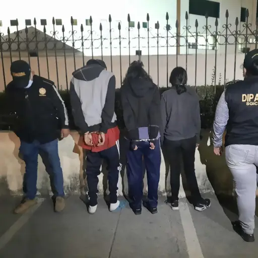 capturados extorsion ,