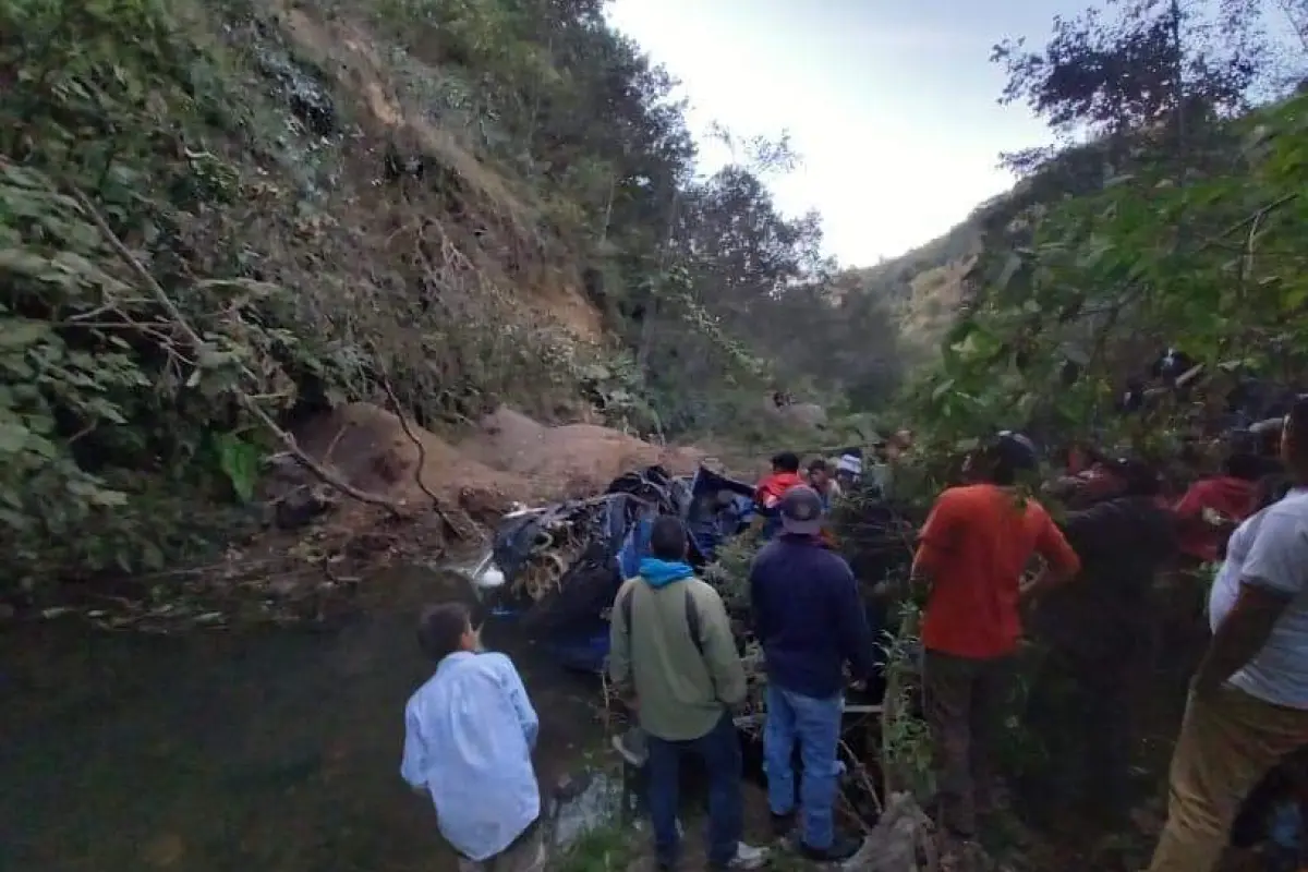 Accidente de tránsito en Tajumulco, en San Marcos. Foto: Sacatepéquez Star News