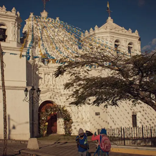 La iglesia de Ciudad Vieja es un atractivo para los vecinos. Cortesía