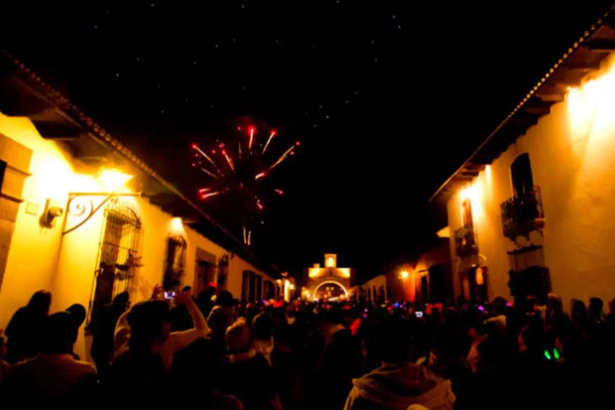 año nuevo antigua guatemala, 