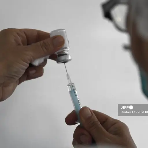Vacuna contra el COVID-19. Foto: AFP