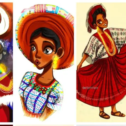 Elena Minera trajes típicos