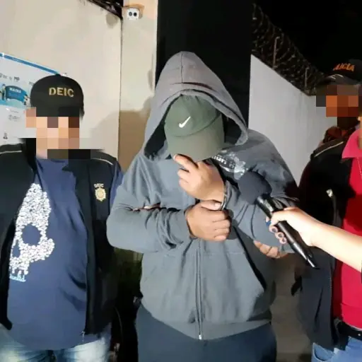 Edgar Leonel Marroquín Barrera, tío de Chelsiry Paola Hernández Escalante. Foto: PNC