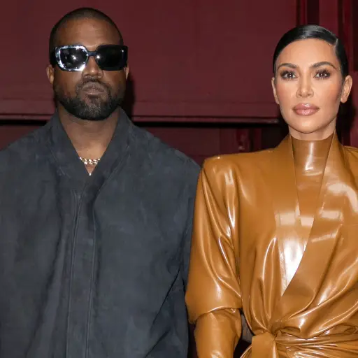 Kanye West y Kim Kardashian ,