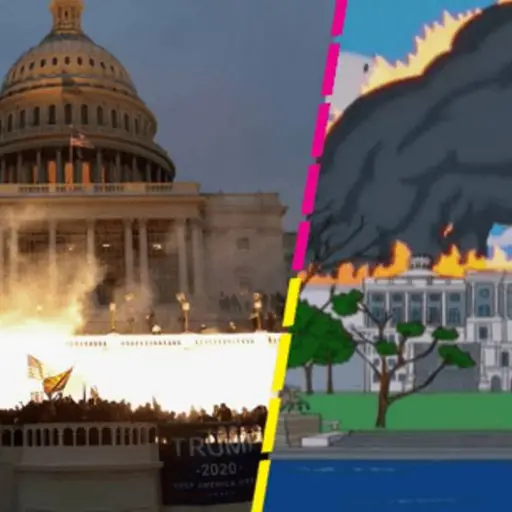 Los Simpson Capitolio de Estados Unidos