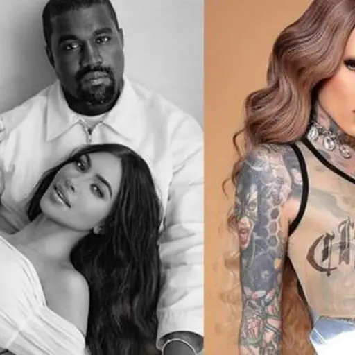 Kim Kardashian Kanye West Jeffree Star ,