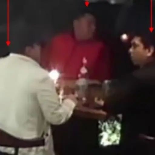 El juez Mynor Moto sostuvo una reunión con varias personas, entre ellas el juez Geisler Pérez, vinculado al empresario Gustavo Alejos. Foto: MP