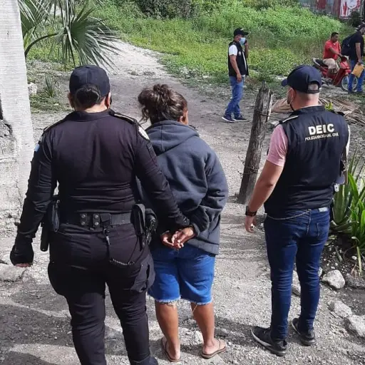 Sonia González Cho, capturada por caso de asesinato de Sharon Figueroa Arriaza. Foto: PNC