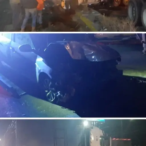 Accidente de tránsito en Villa Nueva. Foto: PMT Villa Nueva