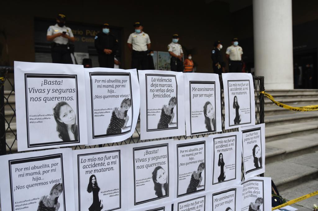 protesta justicia por Luz María del Rocío López Morales | 