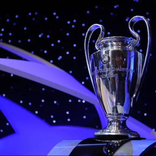 MONTE CARLO, MONACO - AUGUST 28:  A general view of the UEFA Champions League trophy at the UEFA Champions League Draw for the 2008/2009 season at the Grimaldi Center on August 28, 2008 in Monte Carlo, Monaco.  (Photo by Denis Doyle/Getty Images)