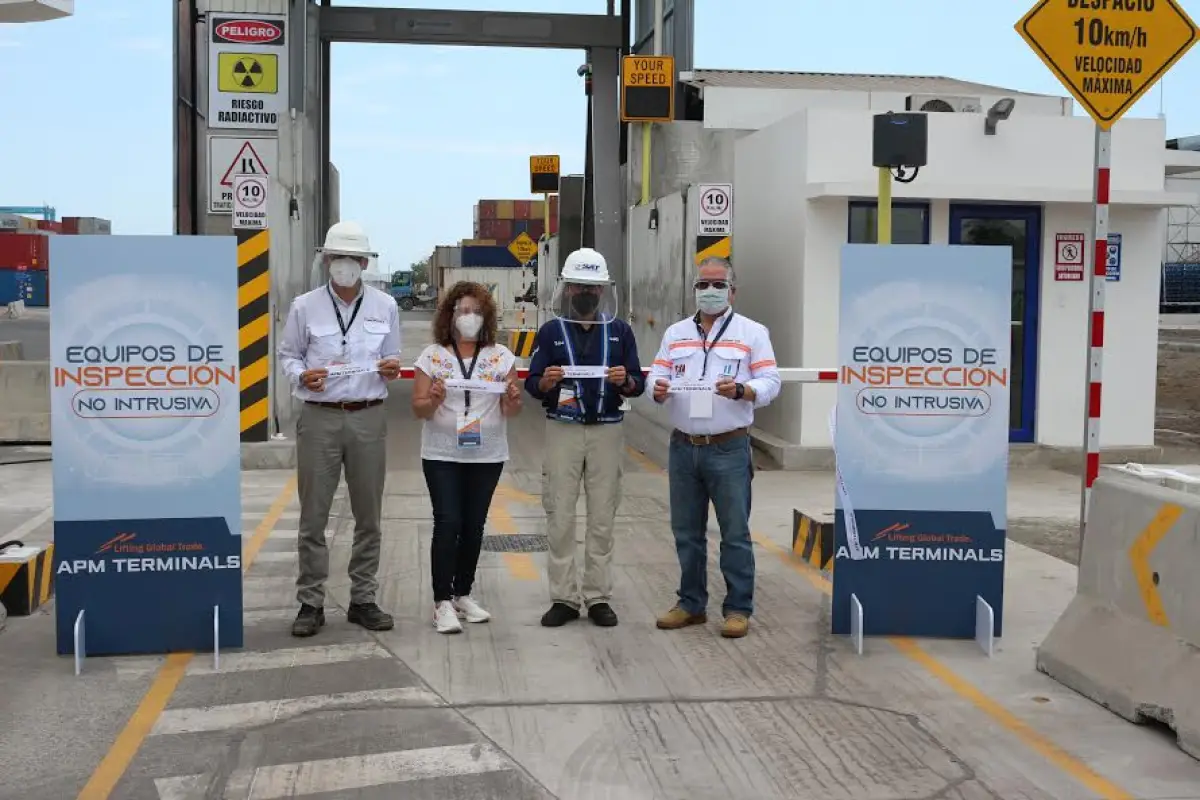 Equipo servirá para verificar mercaderías y detectar drogas e ilícitos. Foto: APM Terminals Quetzal