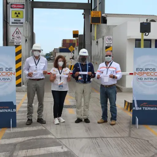 Equipo servirá para verificar mercaderías y detectar drogas e ilícitos. Foto: APM Terminals Quetzal