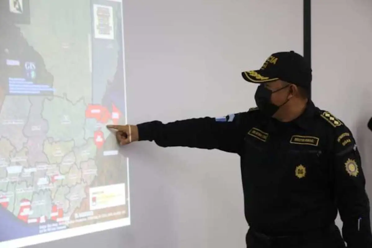 Policía Nacional Civil (PNC) presenta el plan de seguridad en Semana Santa 2021. Foto: PNC