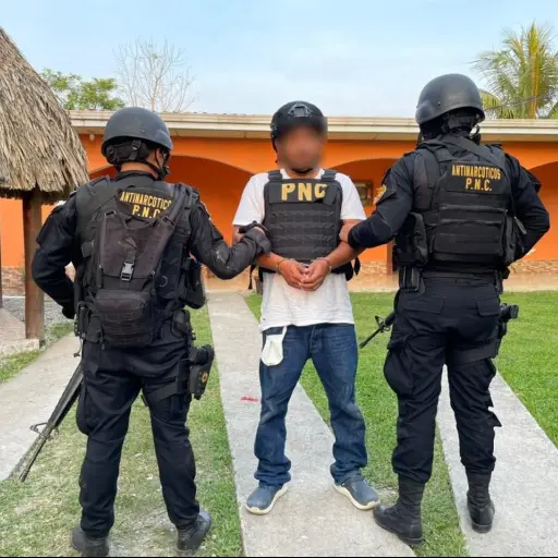 Juan Carlos Chacón Alvarado, requerido en extradición por EE. UU. Foto: PNC