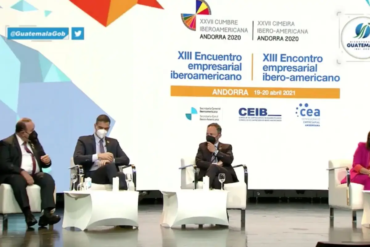 El presidente, Alejandro Giammattei, participó en la edición número 27 de la Cumbre Iberoamericana, desarrollada en Andorra.