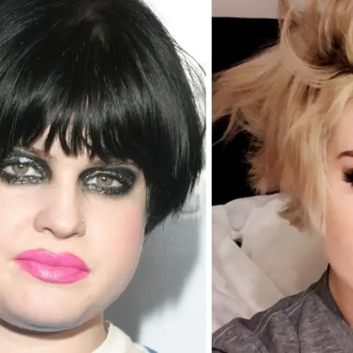Kelly Osbourne antes y ahora ,