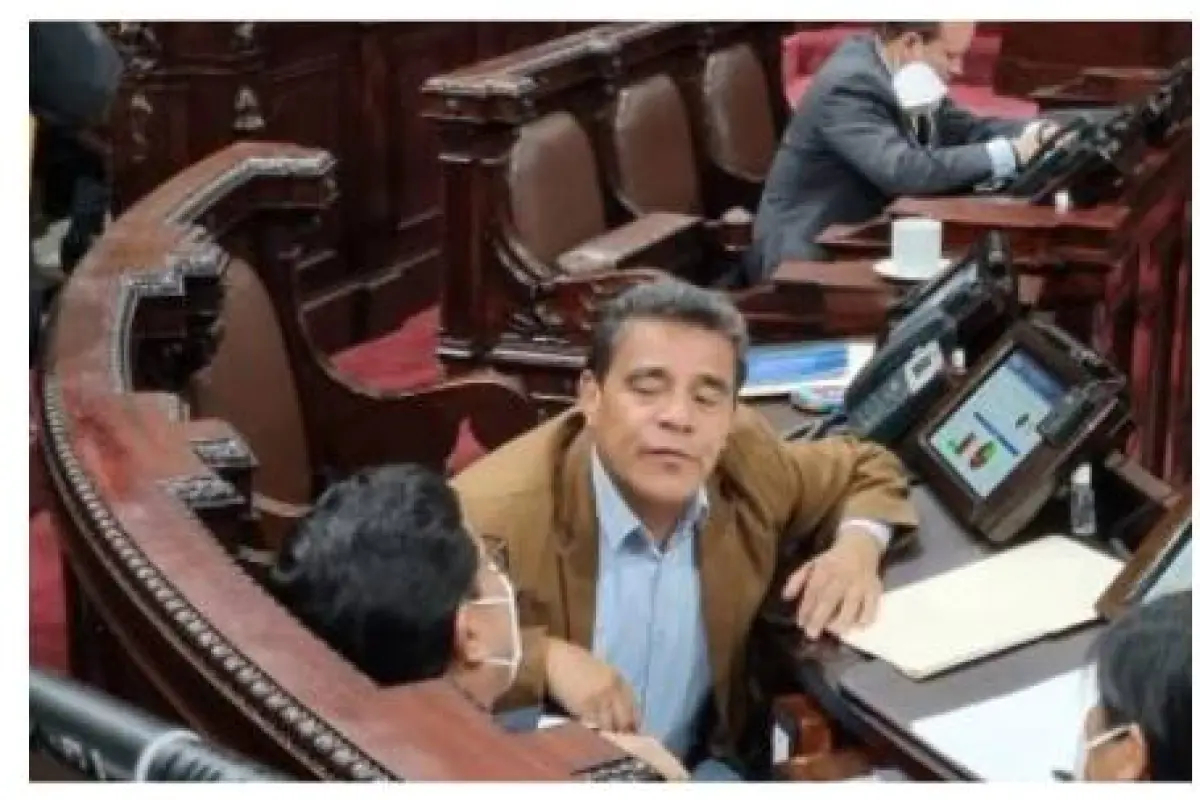 Diputados sin mascarilla. Foto: Twitter