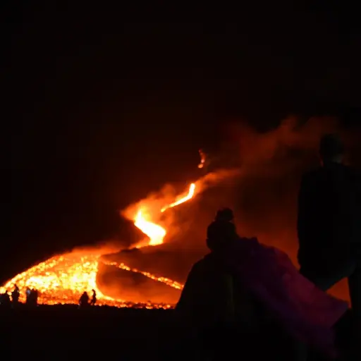 Río de lava del volcán Pacaya. Foto: Edwin Bercián