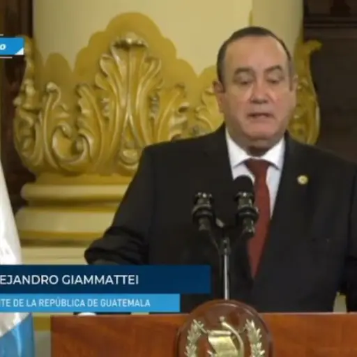 Alejandro Giammattei, presidente de Guatemala.