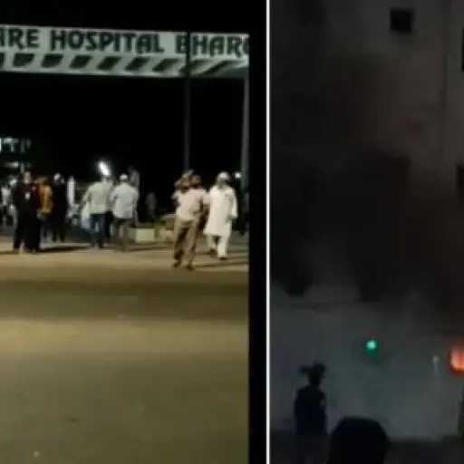 incendio-india-muertos-Covid ,