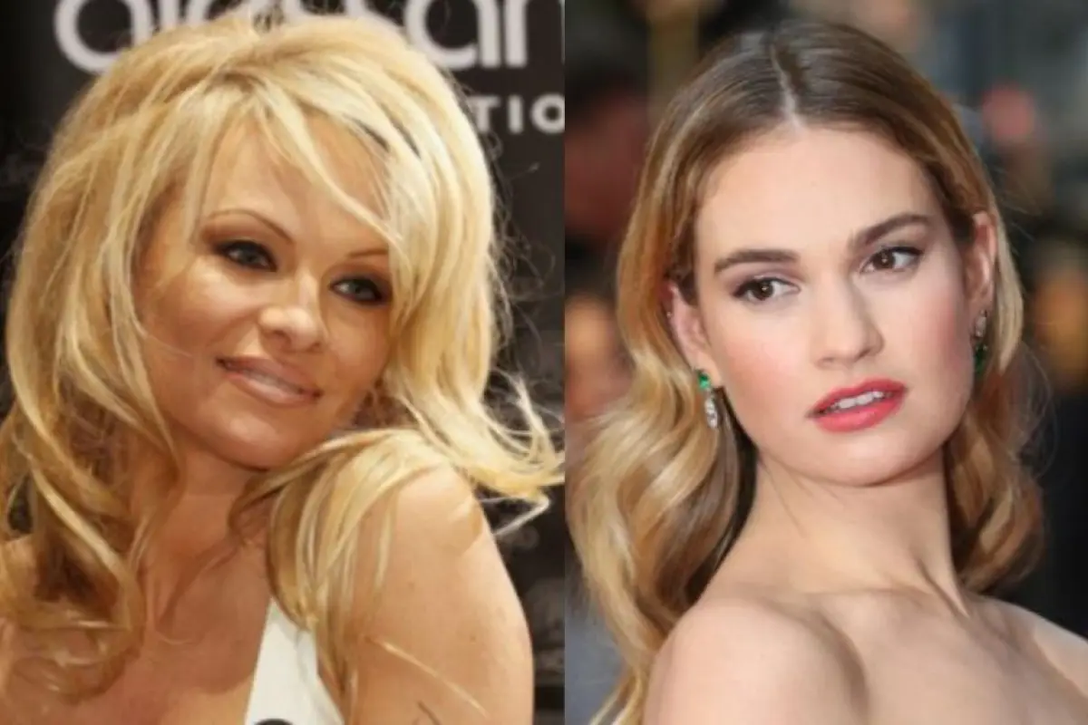 Lily James Pamela Anderson, 