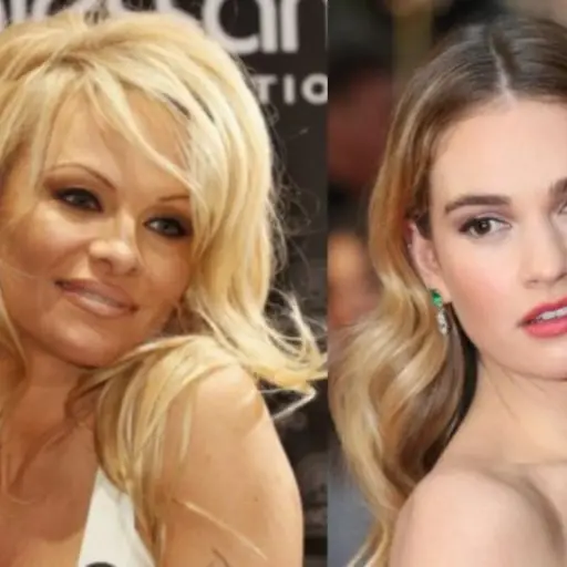 Lily James Pamela Anderson ,