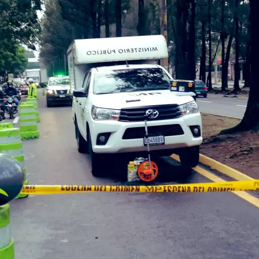 Accidente de motocicleta en zona 11. Foto: Amílcar Montejo/PMT