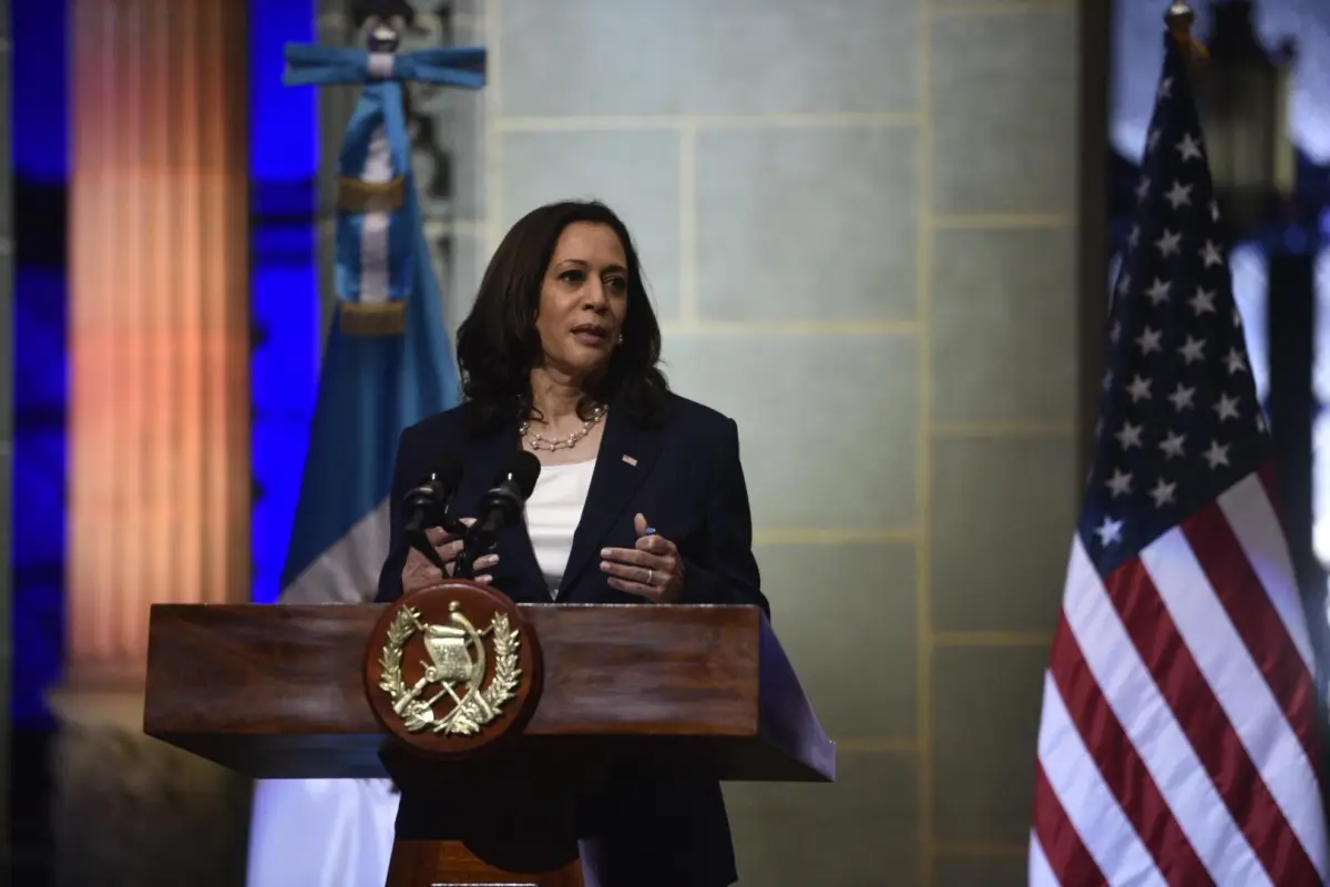 Kamala Harris, vicepresidenta de Estados Unidos, 