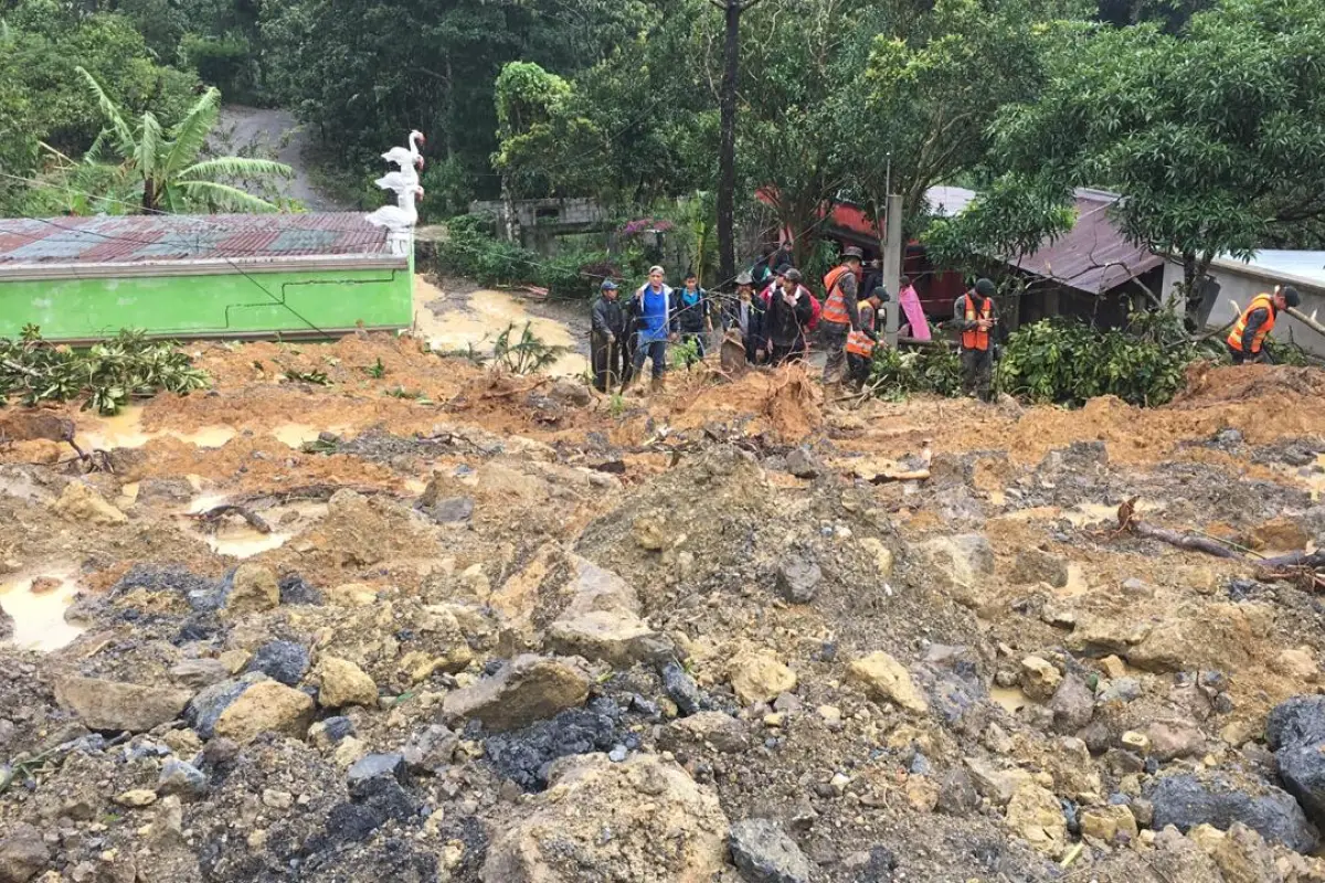 La aldea Quejá es declarada de alto riesgo por el área caliza en que fue construida. Foto: Cortesía