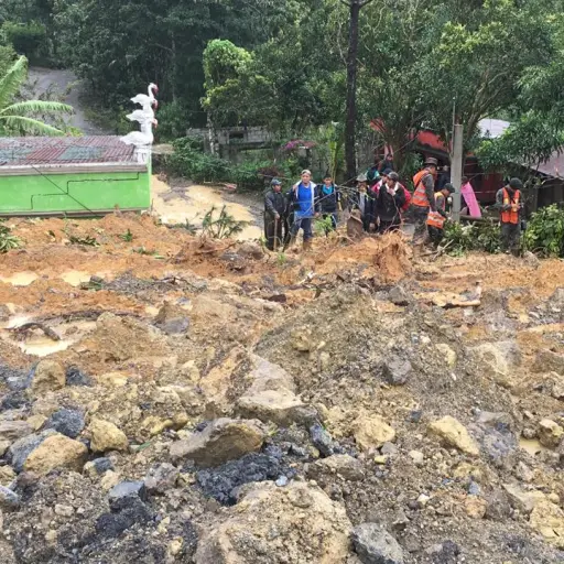 La aldea Quejá es declarada de alto riesgo por el área caliza en que fue construida. Foto: Cortesía