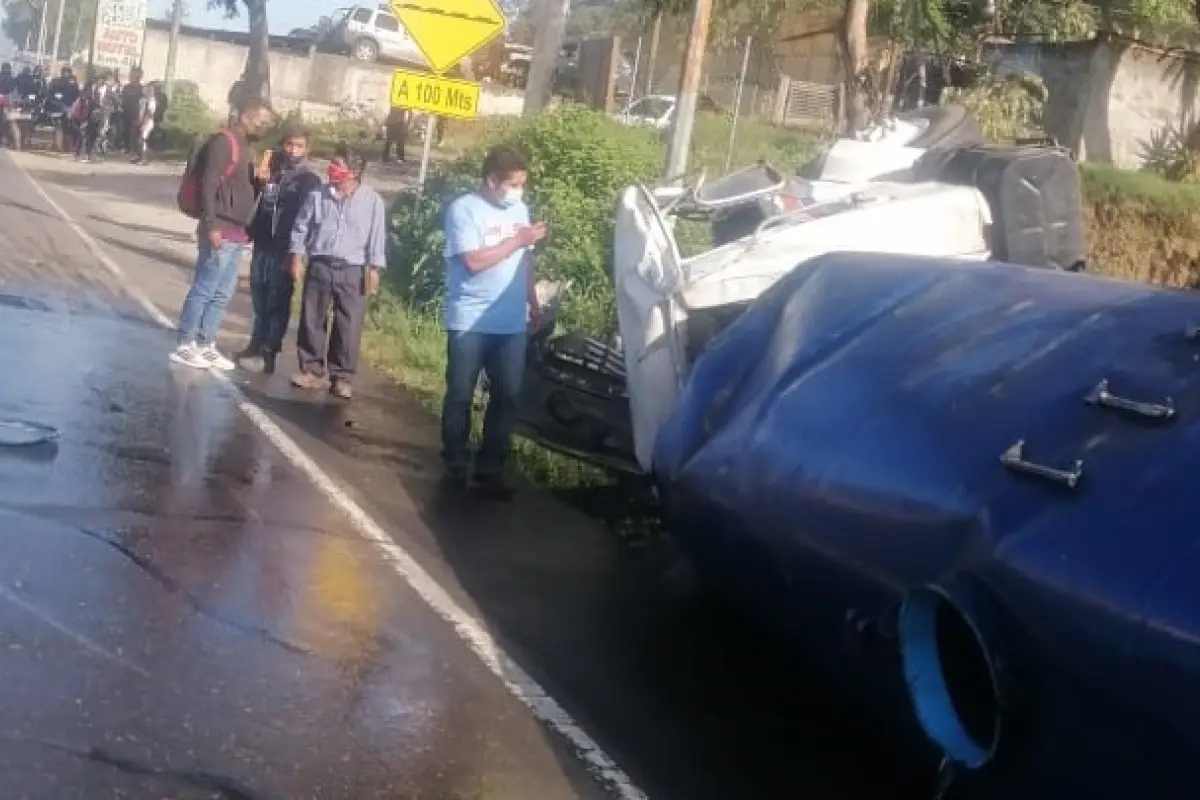 Motorista pierde una pierna al accidentarse en ruta Interamericana-bomberos-municipales-departamentales (4), 