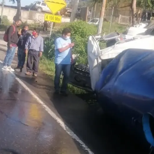 Motorista pierde una pierna al accidentarse en ruta Interamericana-bomberos-municipales-departamentales (4) ,